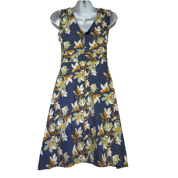 Patagonia worn wear Porch Song Sleeveless Floral Dress Size XS - Picture 3 of 6